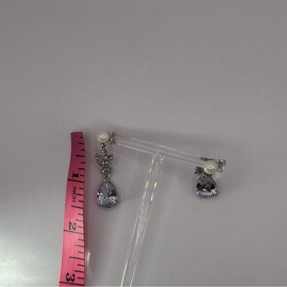 Drop Dangle CW Wedding Party Formal Evening Costume Jewelry Earrings - Picture 3 of 9